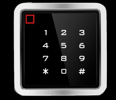 Китай Кнопочная панель управления доступом случая RFID 125khz металла Doorwaterproof входа автоматической кнопочной панели двери электронная отдельно стоящая с потребителем 2000 продается