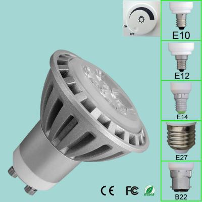 China 3000k 1Watt 12V High Power LED Spot Lamp Office Lights With 100 Pcs , MR16 GU5.3 Bulb Lamp for sale
