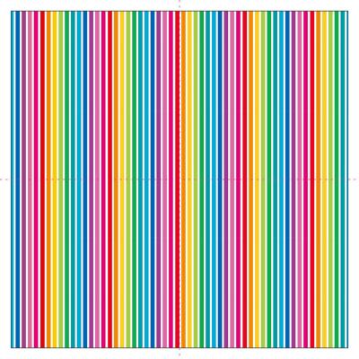 China SGS FDA Rainbow Printed Decorative Paper Napkins 40x40cm Size for sale