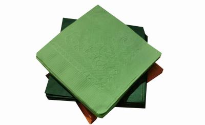 China Guardanapo de papel da cor do Natal brandamente descartável para Four Seasons à venda