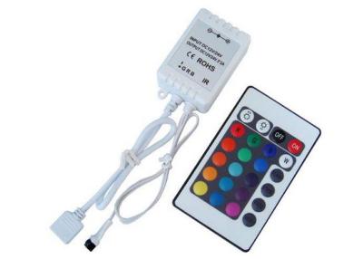 China 24 Key IR Color Changing Led Controller RGB With Li Battery 3 Channels CE / RoHS for sale