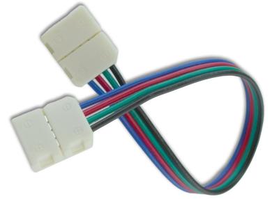 China Cor do conector da tira do diodo emissor de luz do fio de Solderless multi customizável algum ângulo à venda