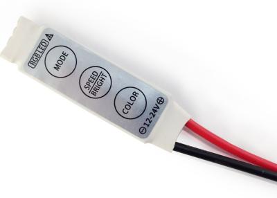 China 12A Mini RGB LED Strip Controller Multi Color 144W Dynamic Mode With Four Pins for sale