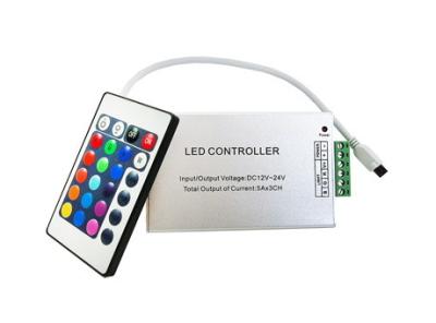 China Aluminium LED Strip Light Controller Remote Control Flexible Control 15A Max for sale