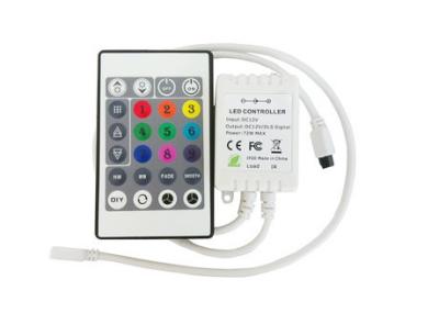 China Infrared Magic Color IR Controller For LED Lights , 12V 24 Key LED Controller for sale