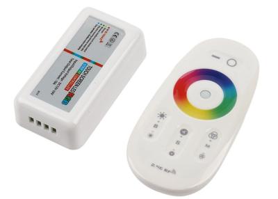 China 2.4G Wireless RGB Multi Color LED Controller , Touch Screen RGB LED Remote Controller for sale