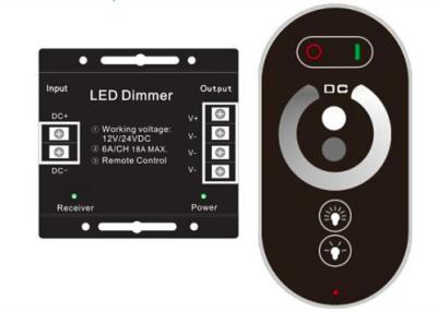 China Wireless Touch Screen LED Strip Controller RF For Flexible RGB Strip Light for sale