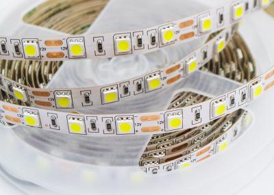 China Ribbon Outdoor Cool White Led Strip , Self Adhesive Tape LED Strip Lights 12V 60Led/M for sale