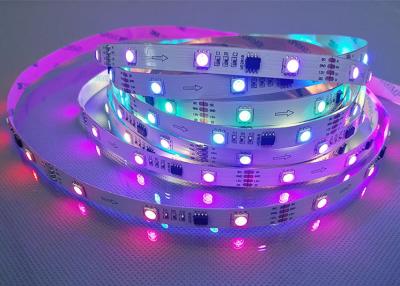 China Luz de tira ideal del RGB LED de la magia del color WS2818 IC los 5M SMD 5050 150LEDs 7.2W/M en venta