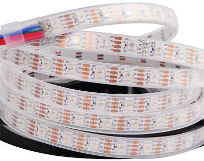China Cuttable Full Color Magic RGB LED Strip WS2813 Separately Controlled With 4 Pin for sale