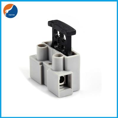 China EU Standard Screw Mount 1 Pole Fused Terminal Block For 5x20mm Fuse for sale