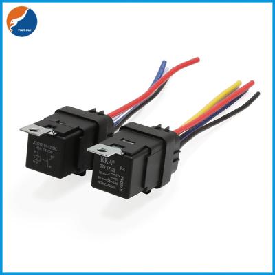 China 12v DC 40A 4Pin Automobile Relay Wire Waterproof Integrated Car Auto Socket for sale