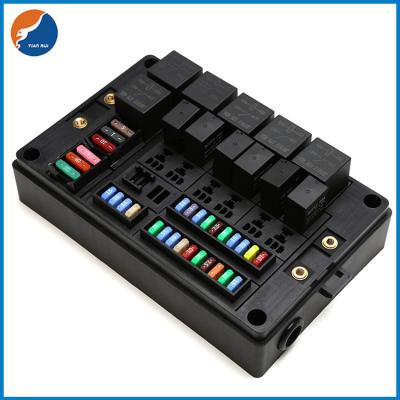 China Universal Auto ATC ATO Fuse Holder Waterproof Bosch Style Relay Block Box For Automotive Vehicles Cars Marine Boat for sale