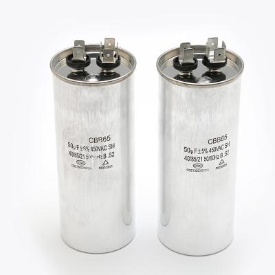 China Electronic Comopents CBB Series Cbb65 Ceilling Fan MPP 250V 450V AC 5% 50uf Capacitor for sale