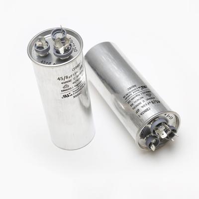 China Good Stability AC Motor Run CBB65 CBB65A-1 Oil Type Polypropylene Film 30uF 450V Capacitor With Terminals for sale