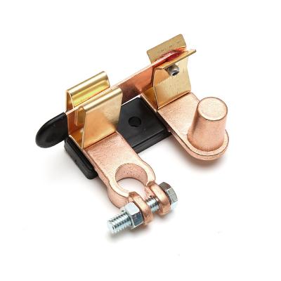 China Car Van Battery Isolator Switch Power Cut Off Disconnect Top Post Terminal Negative Pole Knife Switch for sale