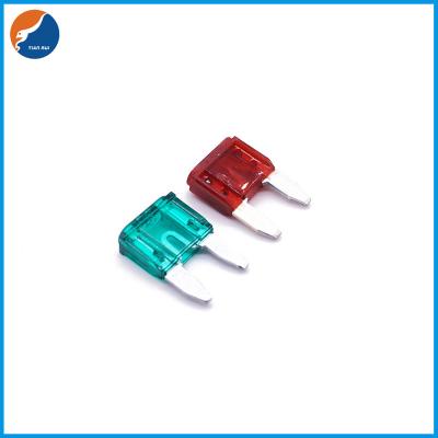China 2A-35A ATN Mini Blade Car Fuses SAE J2077 Standards Zinc Alloy PC Body for sale
