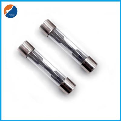 China 1A to 30A 32V DC 6x30mm 6.35x30mm Cylinder Cartridge Series Glass Tube Fast Acting 3AG AGC Fuse for sale