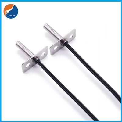 China 10K 3950 NTC Temperature Sensors 5mm Probe Diameter with Flange for sale
