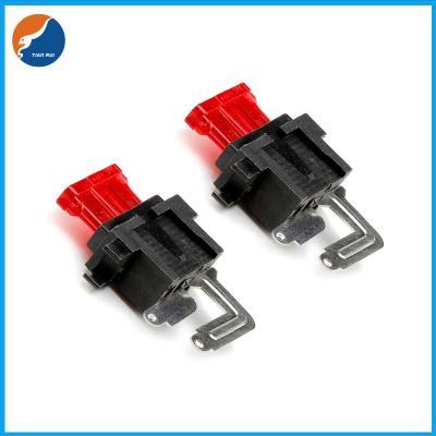 China SL-703H Plug In 0.5mm Car Blade Fuse Holder Nylon Housing PA66 for sale