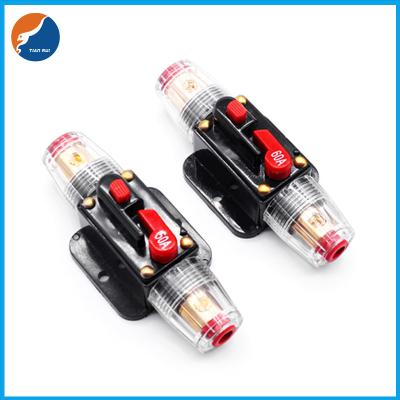 China 32V DC CB 01 CB01 Manual Switch Reset Resettable Automotive Overload Protector Stereo Car Audio Circuit Breaker for sale