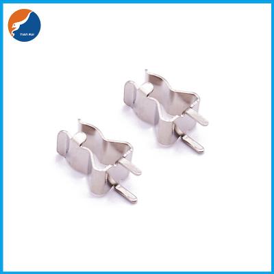 China SL630N Board Nickel Tin Plated Type Rivet 2 Pin 5.2x20mm Cartridge Glass Ceramic Tube PCB Fuse Clip for sale
