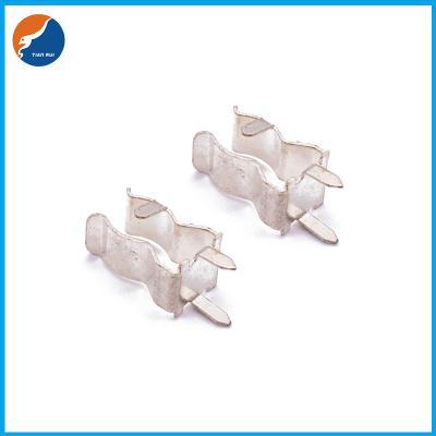 China SL-520L Tin Plating Cartridge Fuse Clip With End Stops Straight Leads for sale