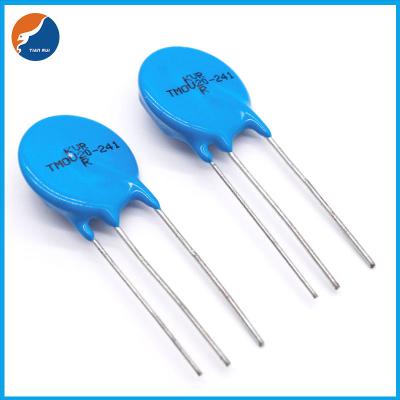 China Three Terminal 3Pin Thermally Protected Zinc Varistor Metal Oxide TMOV Varistor With Thermal Cutoff for sale