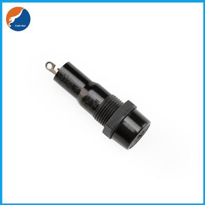 China MF527 10A 250V Screw Type Cap Cross 5x20mm Panel Mount Fuse Holder for sale
