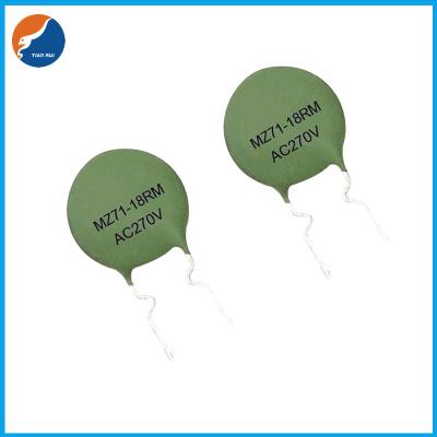 China Degaussing 18 OHM Positive Temperature Coefficient PTC Thermistor MZ71-18RM for sale