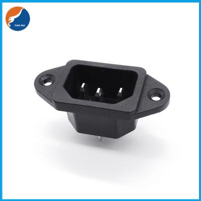 China R14-A-1BB1 Universal Desktop IEC320 C14 AC Electric Power Socket Plug Electrical Socket Outlet for sale