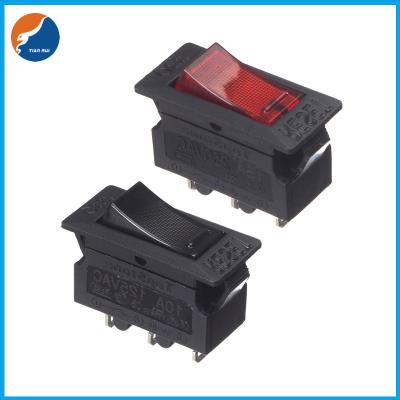 China Overload Protection ON OFF Button 2 3 Pin LED Light Rocker Power Switch for sale
