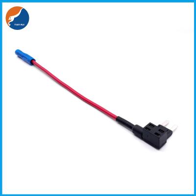 China UL1015 16 Gauge AWG 150mm Add A Circuit ACS ATN Blade Fuse Holder Fuse Tap for Traffic Recorder for sale