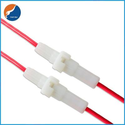 China 10AWG 12AWG 14AWG 300mm 6.3x30MM AGC Glass Tube Car In-Line Fuse Holder for sale