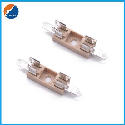 China PTF-10 PCB Mounted 5x20mm Glass Ceramic Fuse Holder Without Cover for sale
