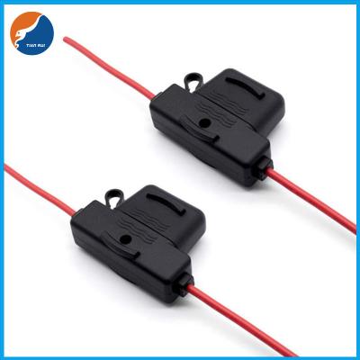 China TR-505 12-24V Volt Waterproof 8 10 AWG Inline Wire Leads Gauge Car Auto ATM MAXI Blade Fuse Holder for sale