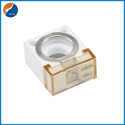 China 30A To 500A 58V DC RV Yacht Marine Automotive Ceramic Battery Terminal Fuse for sale