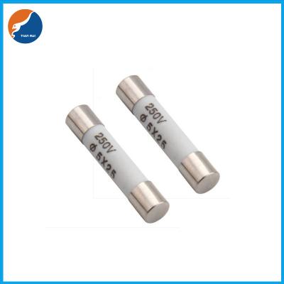 China RO55 R055 Cylinder Cap Tube Ceramic Fuse 5x25MM 1A 2A 4A 6A 10A 16A 20A 250V for sale
