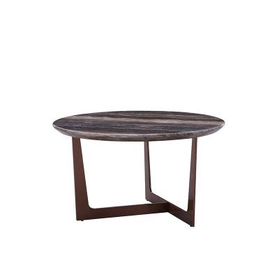 China ODM Modern Living Room Center Table Artificial Marble Stainless Steel Coffee Table for sale