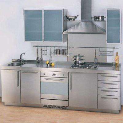 China Mini 304 Stainless Steel Kitchen Cabinet 18mm Carcase Eco Friendly for sale