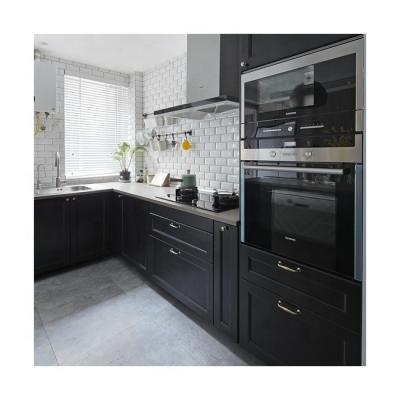 China European Style Stainless Steel Kitchen Cabinet luxury For Commercial for sale