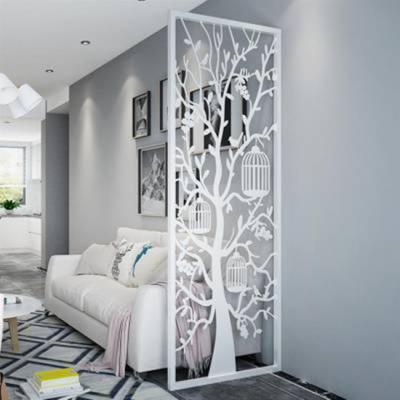 China Hotel Stainless Steel Partition Decorative Indoor Screen Dividers For Living Home for sale