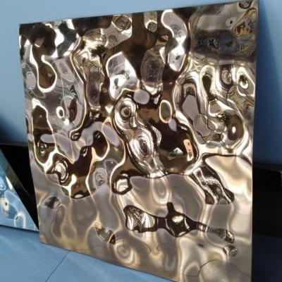China Colored Corrugated Stainless Steel Sheet for sale