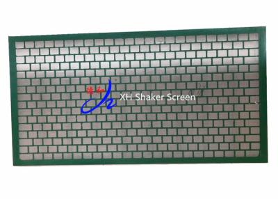 China Stainless Steel Plate Vortex Shale Shaker Screen 1167 * 610*25mm In Green for sale