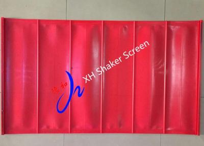 China Red Color High Tensioned Flip Flow Polyurethane Screen Panels for Coal Mining for sale