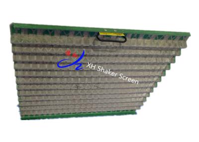 China Flow Rate Sand Screen mesh For Drilling / Hookstrip Shale Shaker Screen for sale