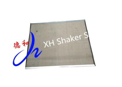 China Replacement 4 * 5 Brandt Shaker Screens With Soft Hook Strip For Directional Drilling for sale