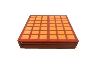 China Red Wear Resistant Polyurethane Screen For Shale Shaker 300x1200mm Size for sale