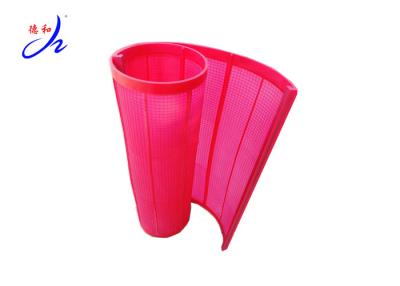 China Red Color PU Polyurethane Screen Panels For Quarry And Mining Industry for sale
