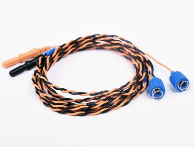 China Electrodos disponibles de la aguja del sacacorchos de la torsión para el coger señales de EEG o del EP en venta